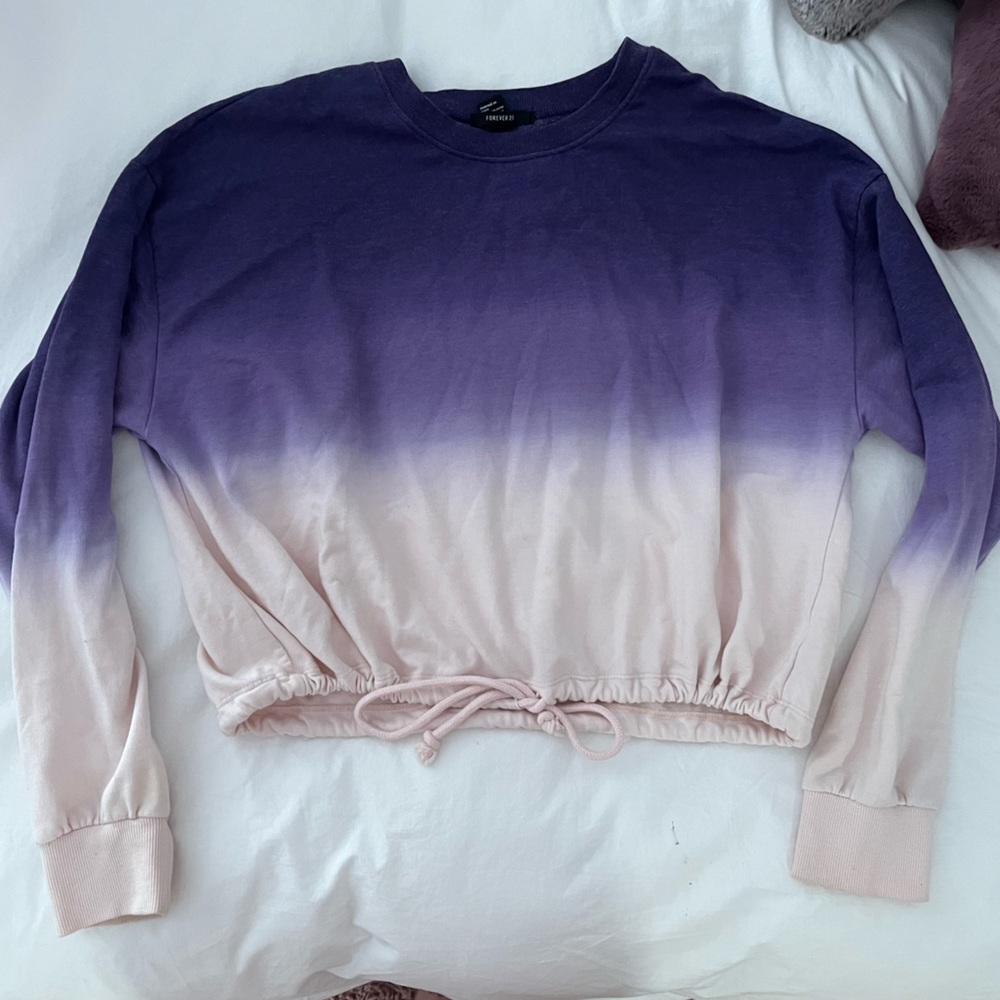 Ombré tie dye sweatshirt